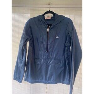 Vintage Alligator Lacoste Blue Pullover Windbreaker Size Small